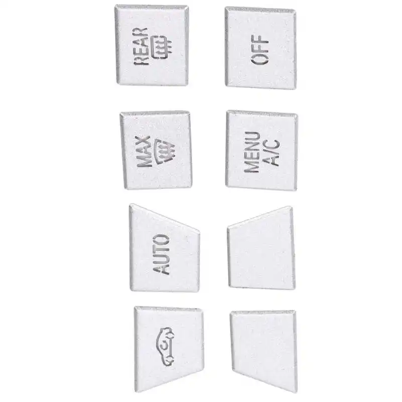 

AC Button Repair Kit Air Conditioning Button Decal Aluminium Alloy Replacement for 3 Series G20 G28 2020-2021 for Protect