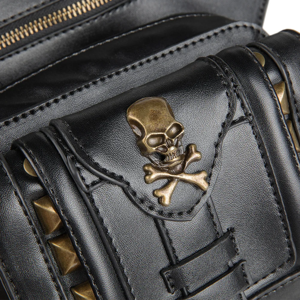 Многофункциональные Женские поясные сумки Norbinus с черепом мотоциклетная и