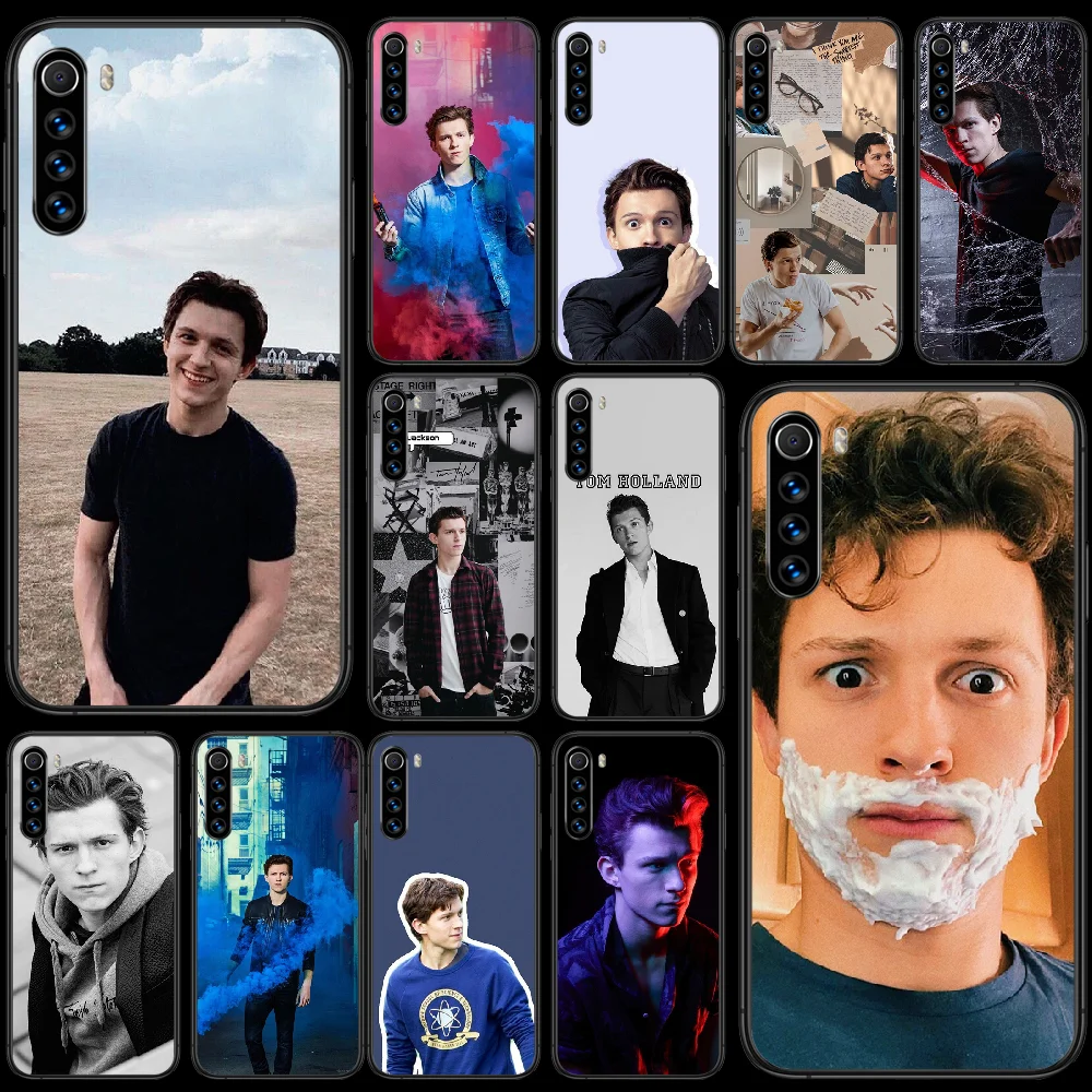 Чехол для XIAOMI Redmi Note 9, 8, 7, 6 S, A, 10, A, T, S PRO, K40, с черным бампером