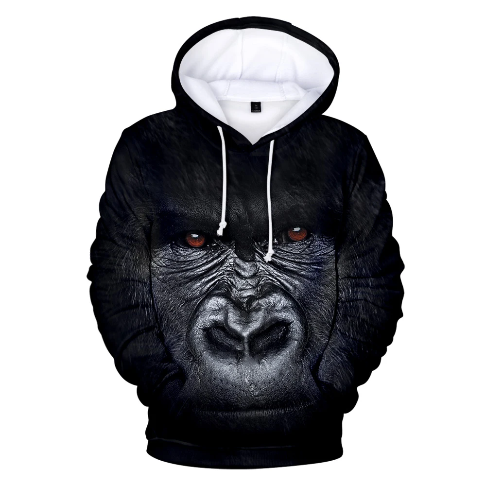

2020 Hot Sale Animal Orangutan 3D Printed Sweatshirt Men Women Fashion Hoodie Clothes Fall Oversized Comfortable Pullover XS-4XL