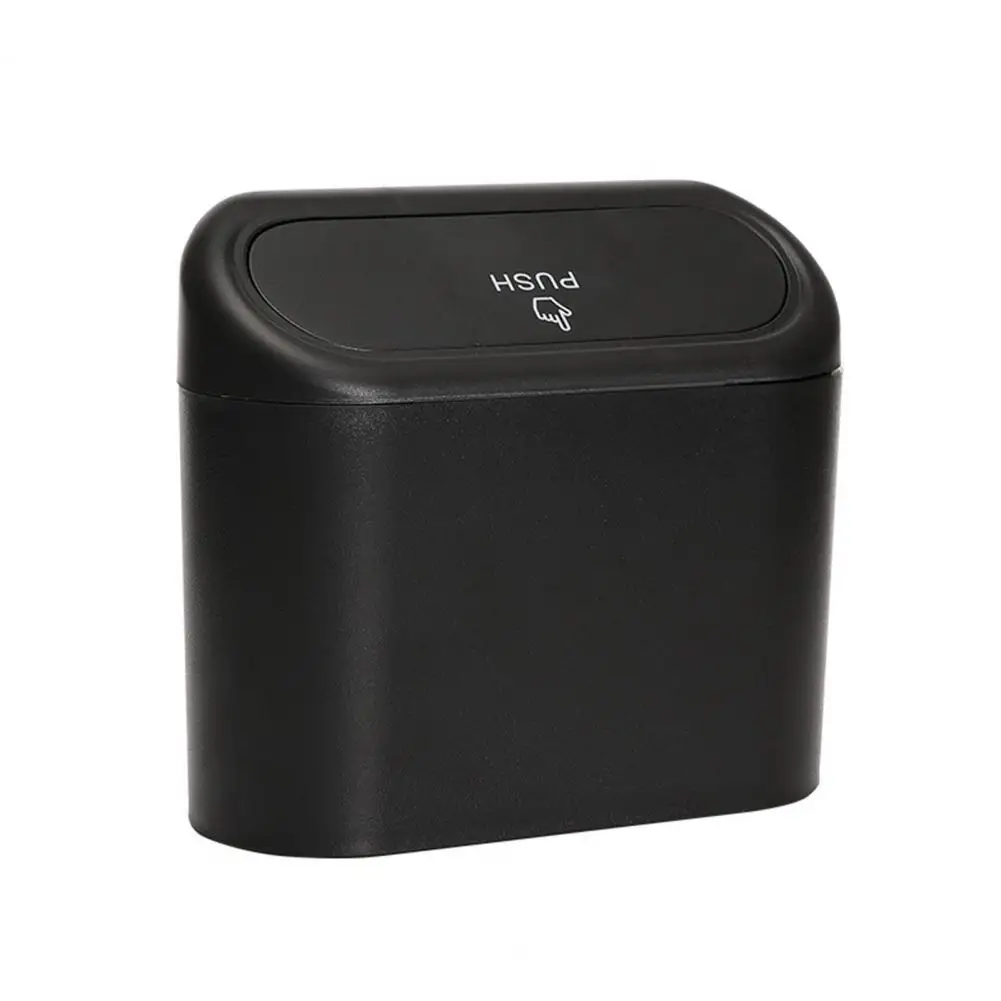

Car Trash Can Seat Back/Door Hanging Fully Sealed Multi-function Top Flip Interior Trash Bin Organizer