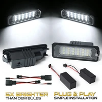 2pcs led number car license plate light lamps for porsche 911 997 991 992 macan 95b boxster cayman 987 981 cayenne 958 92a 9y0