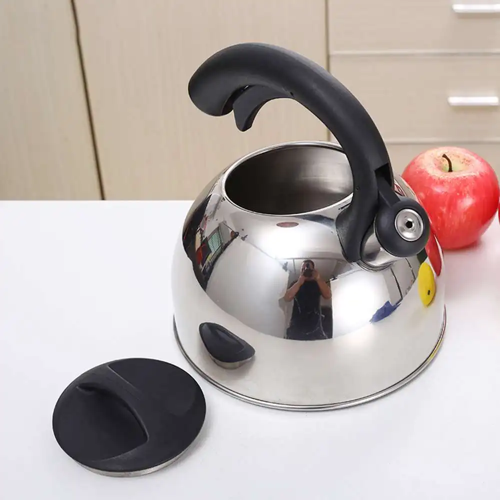 Нержавеющая сталь чайник горючий газ Плита Чай горшок автоматический звук со