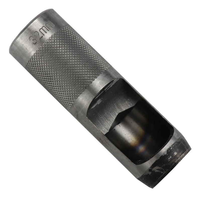 32MM YOKOYAMA 30 Размер Стальная Дырокол инструменты для кожи Дырокол Набор для рукоделия полый Дырокол ремень холщовая Одежда DIY Дырокол 1,0 мм-35 мм - Цвет: 32MM