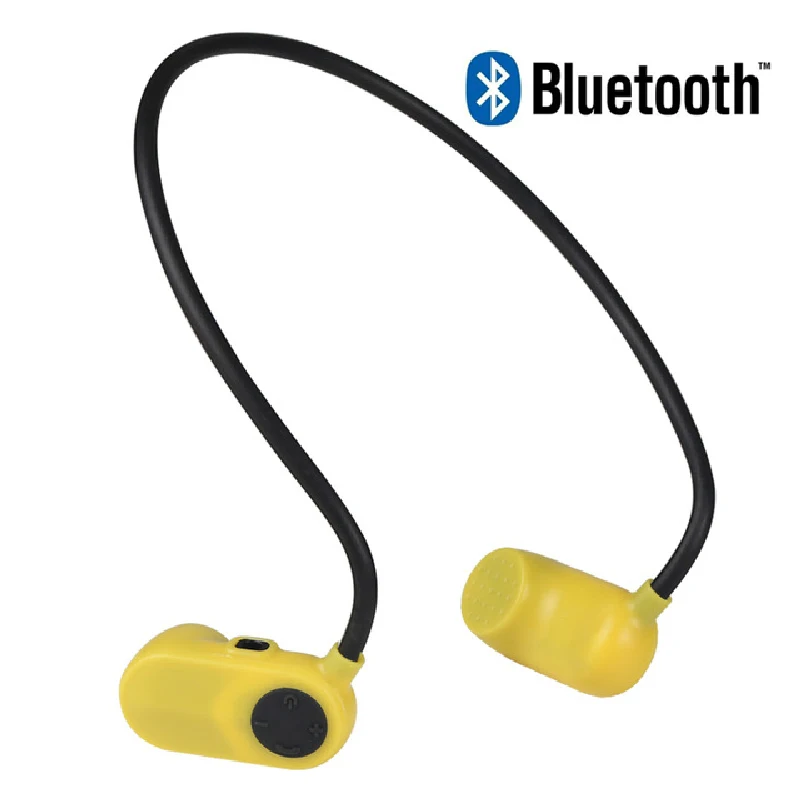 BT Yellow MP3-плеер и Bluetooth PT-X V31 костной проводимости HIFI водонепроницаемые наушники для плавания на открытом воздухе USB MP3 Музыкальные плееры - Цвет: BT Yellow