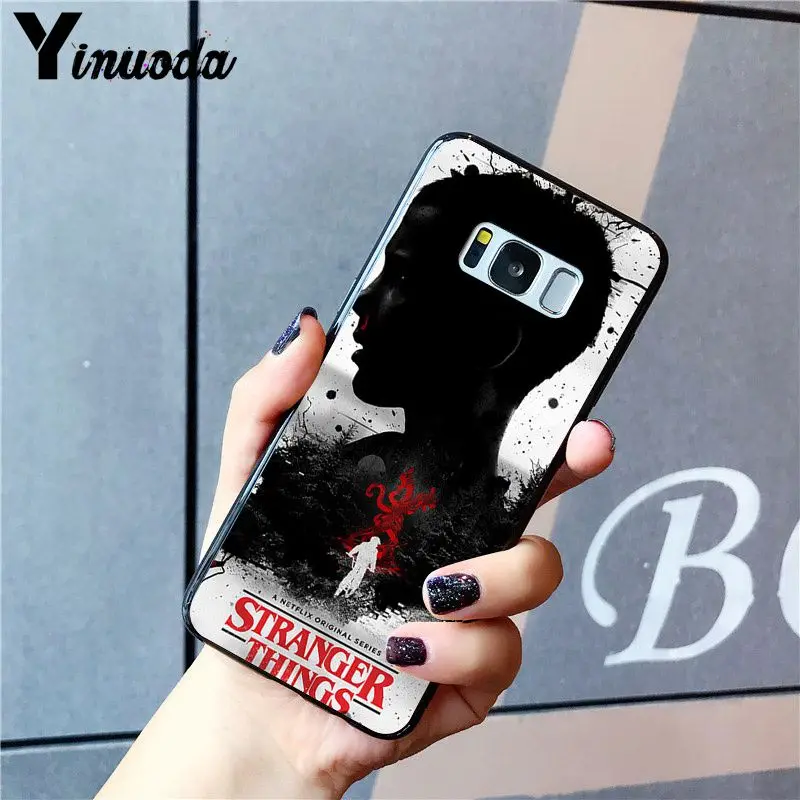 Yinuoda Рождественские огни должны оставаться, если странные вещи PhoneCase для samsung S10 Plus S10E S6 S7 S8 S9 Plus S10lite S5 M10