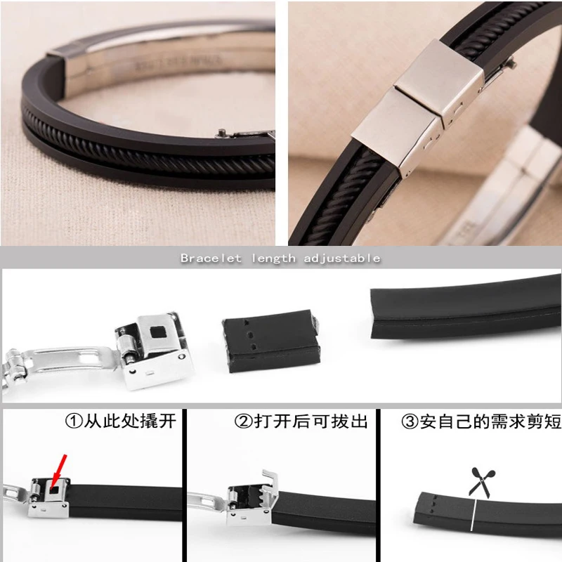 Модный браслет с гравировкой логотипа и именем на заказ гладкие силиконовые