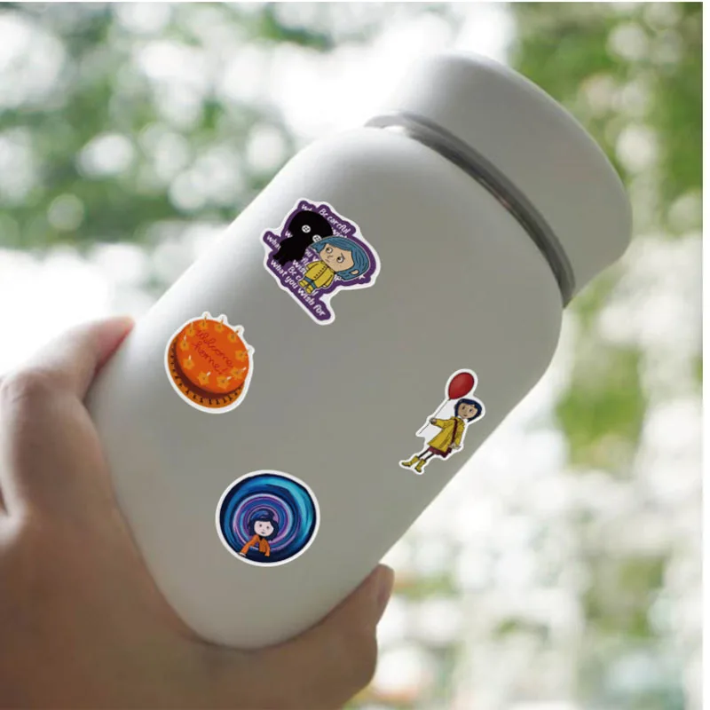 

50Pcs/Set Thriller movie ghost mother Graffiti Waterproof Skateboard Travel Suitcase Phone Laptop Luggage Stickers Cute Kids