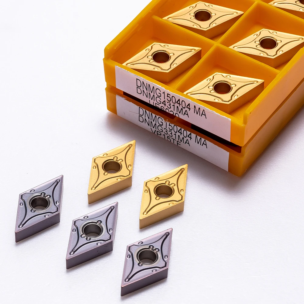 

10PCS DNMG150404 MA UE6020 US735 VP15TF External Turning Tools Lathe Cutter Tools DNMG 150404 Carbide Inserts Cutting Tool