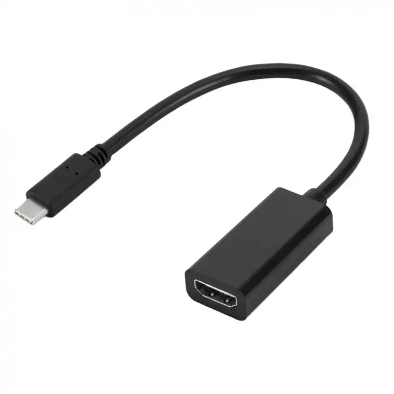 Портативный кабель 16 см USB 3 1 TypeC к HDMI поддержка устройств подходит для Samsung Galaxy S8/S8