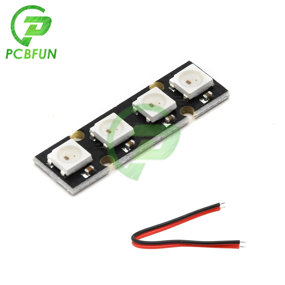 4-разрядная светодиодная плата WS2812B со встроенным полноцветным драйвером для F3