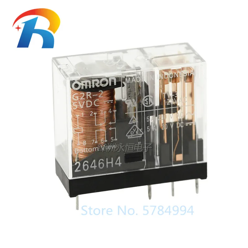 100% новое оригинальное реле Omron G2R-2-5VDC 5 в постоянного тока А G2R-2-5V | Строительство и