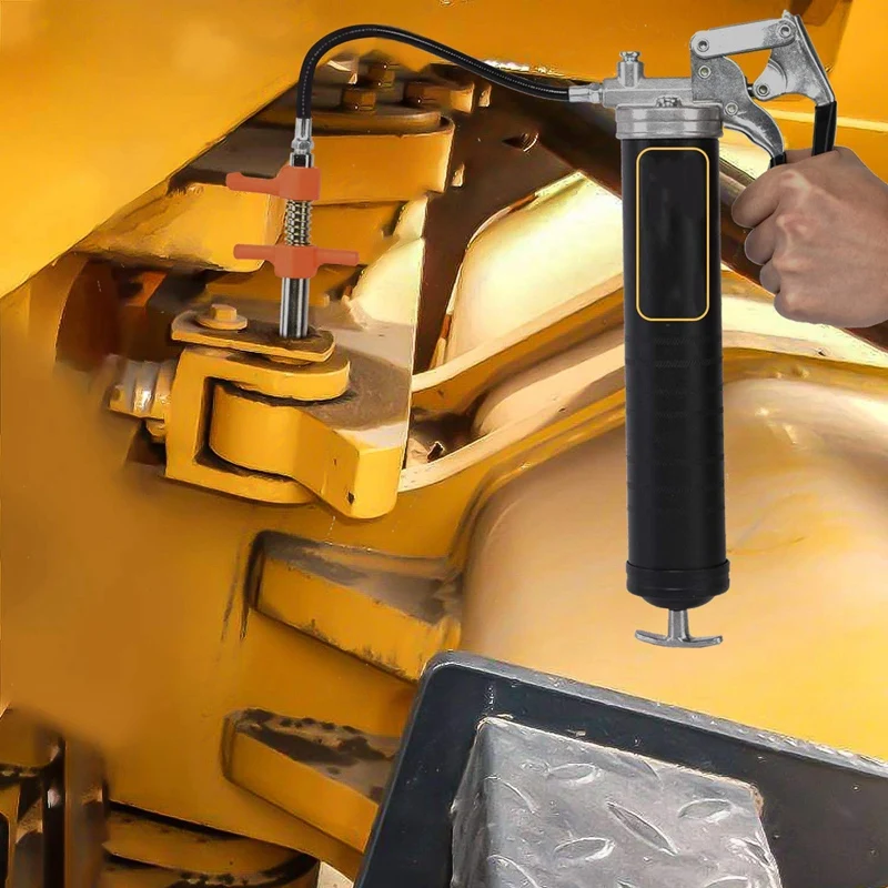 

Grease Tool Coupler, Quick Release Grease Tool Couplers with Swivel Handle, 10000PSI Grease Coupler Fitting Tips Fit 1/8 Inch NP
