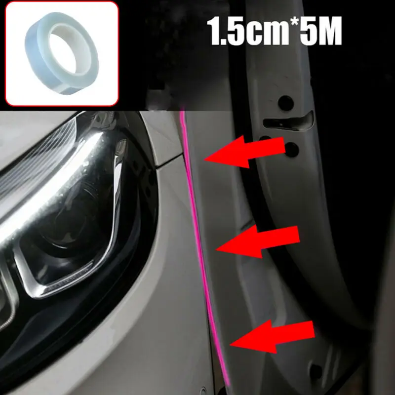 

Door Hood Door Edge Guard 1.5cm*5M Film 1 set Car Paint Scratch Protection
