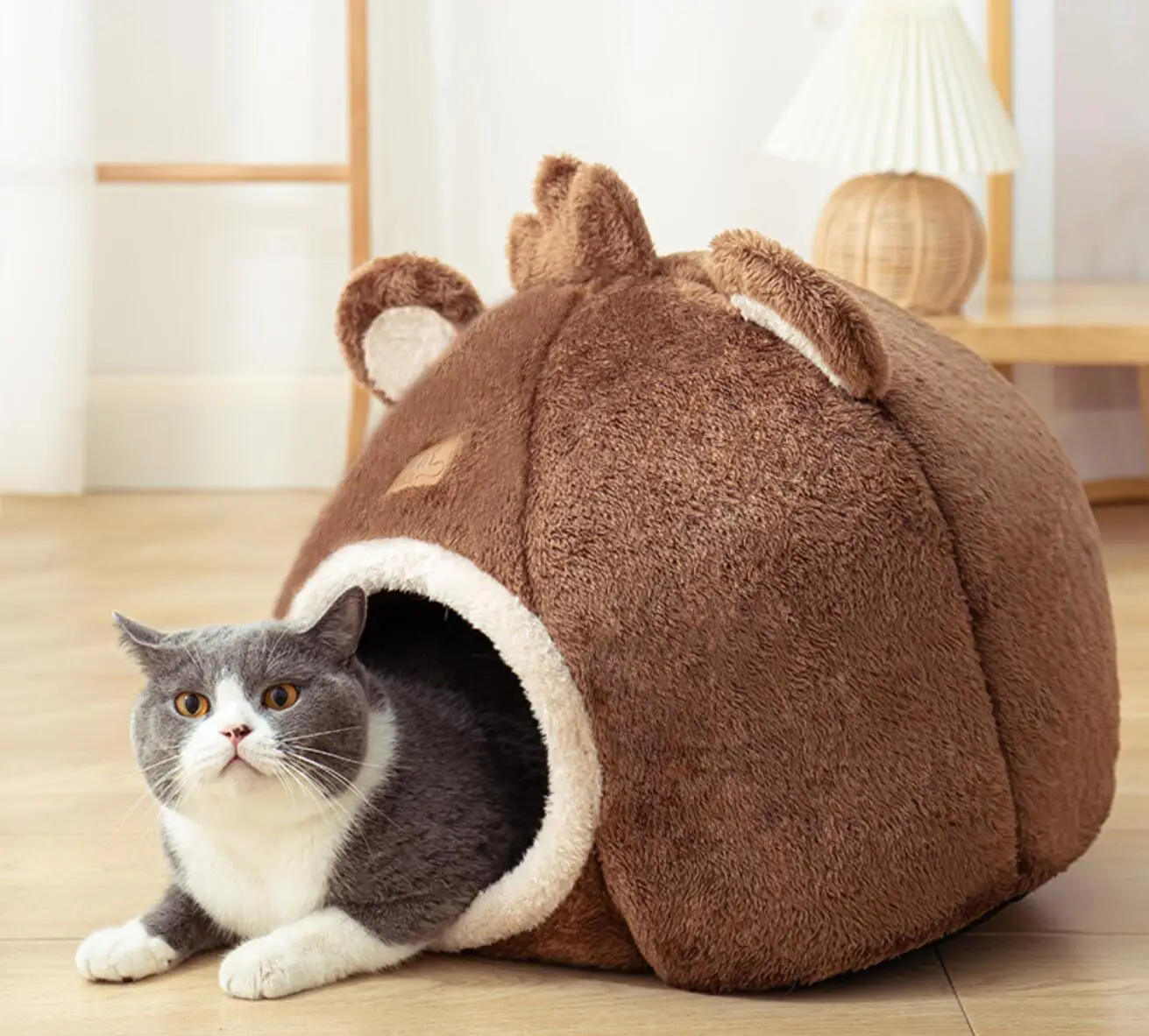 

Cat Bed House Kennel Nest Pet Nest Cat Rug Dog Bed Warm Dog House