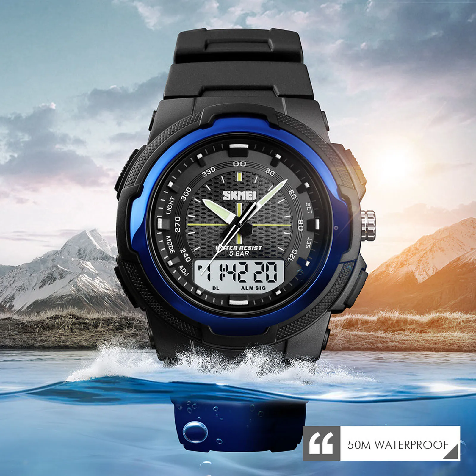 

Unisex Electronic Watches Waterproof Display Date Calendar Week Sport rubber LED Backlight Men Boy Wrist Watch Relogio Masculino
