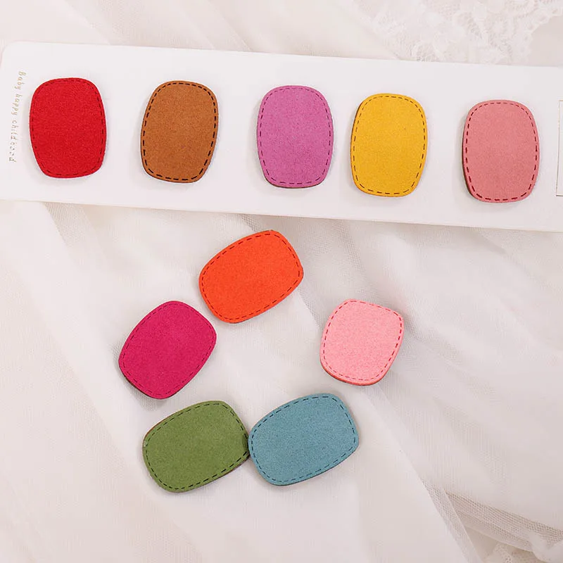 JINJIAN чистый красный цвет bb клип в Корейском стиле простые маленькие свежие