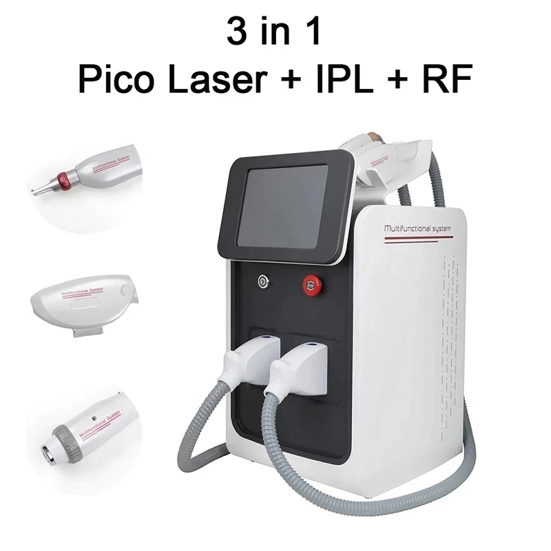 

2021 Factory Price Good Quality Face Lifting Nd Yag Ipl Hair Diode Laser Removal Machine portable IPL+RF+Nd yag laser machine