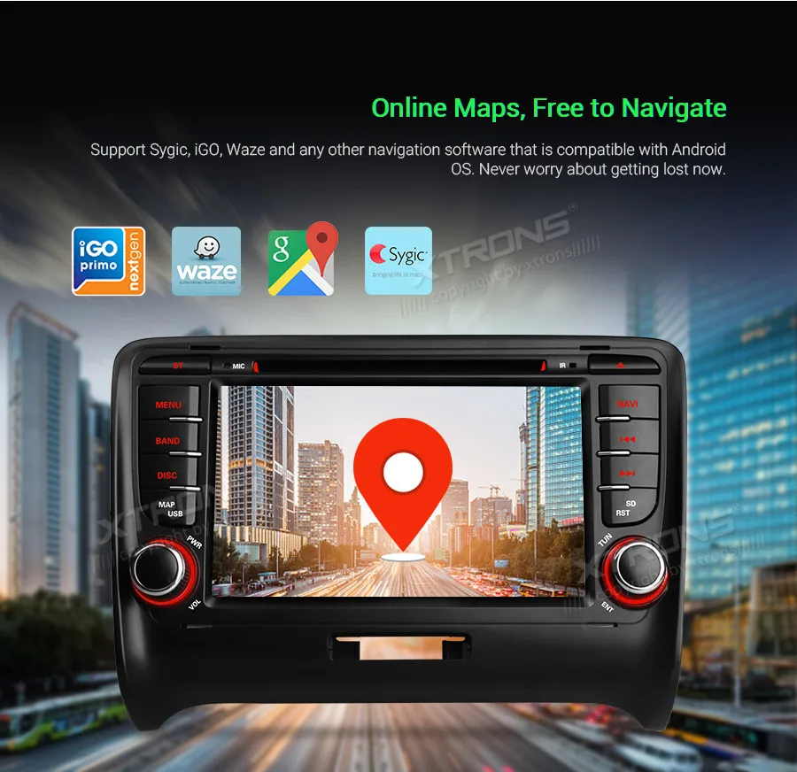 XTRONS Android 9,0 PX5 Octa Core gps навигации автомобильное радио DVD плеер OBD для Audi TT MK2 8J 2006 2007 2008 2009 2010 2011 2012