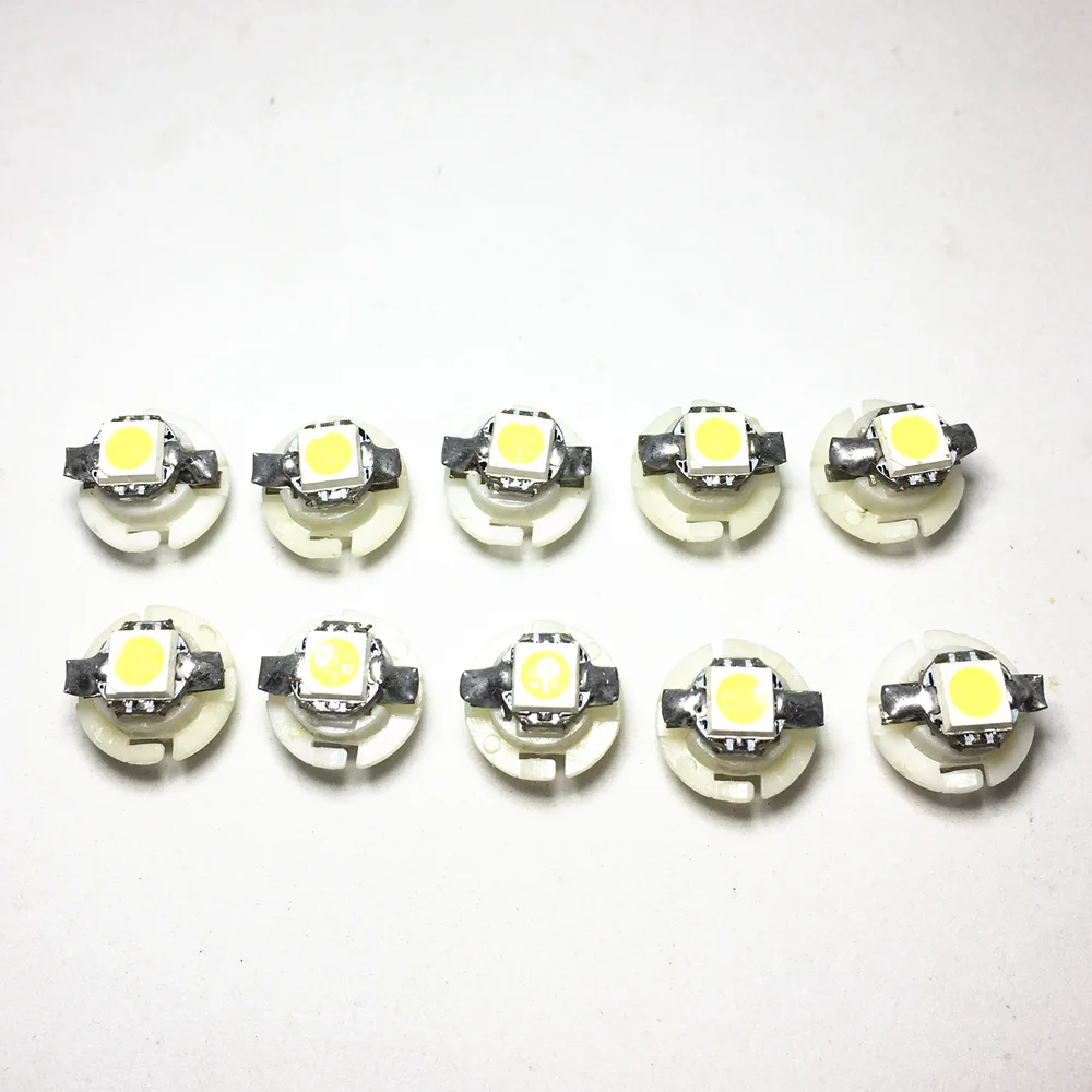 100 шт. светодиодные лампы для приборной панели мотоцикла B8.4 T5 B8.4D 5050 1SMD |