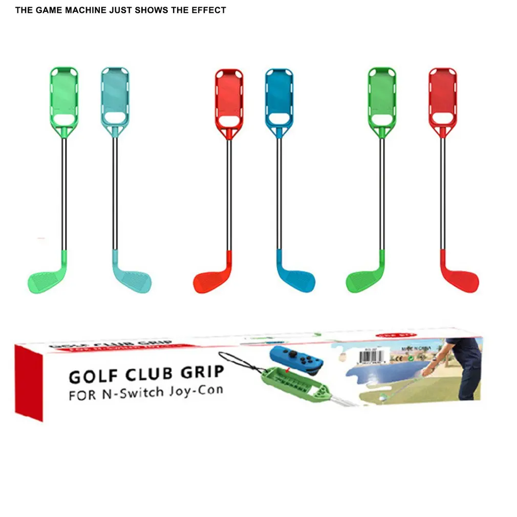 

2021 New Golf Clubs for Nintendo Switch Joy-Con Controller for Mario Golf Games Accessories Real Hitting Touch Wrist Strap