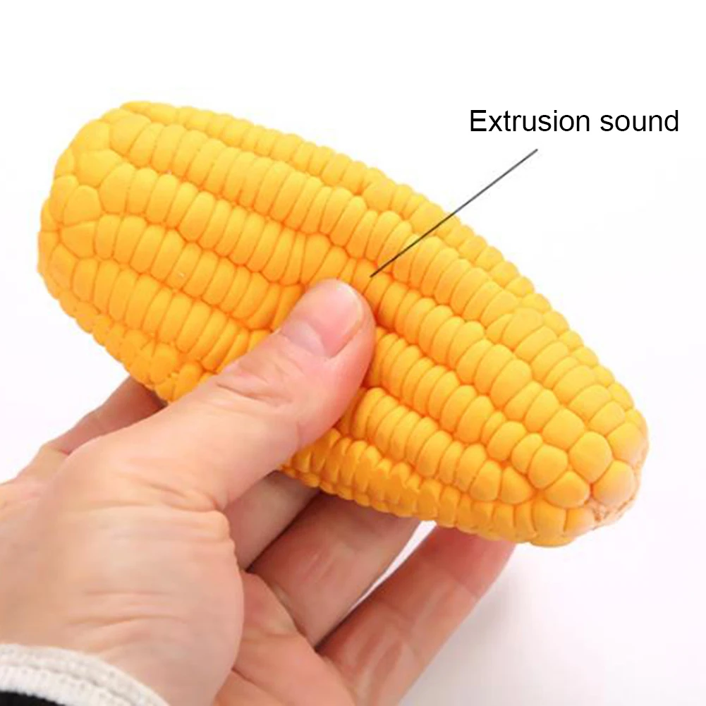 Игрушка-жевалка для собак и щенков из латекса в форме кукурузы