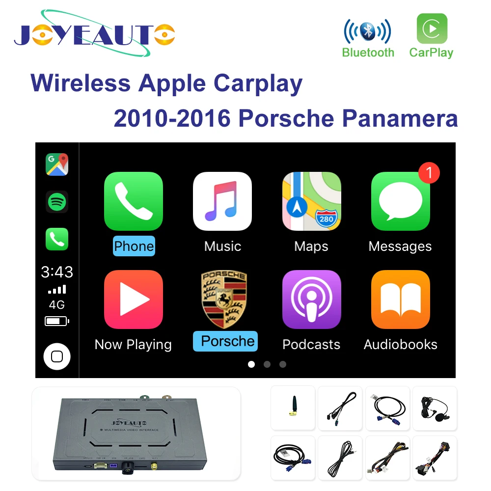 Aftermarket OEM PCM 3,1 беспроводная Apple CarPlay модифицированная для 2010-16 Porsche Panamera Cayenne Macan Cayman Boxster 911 Car play