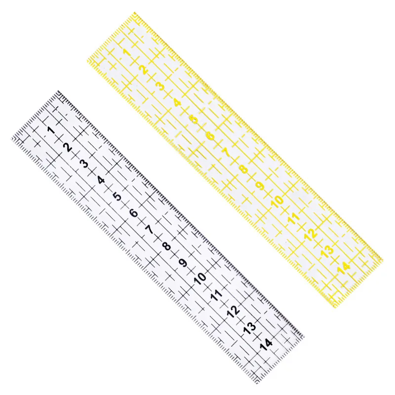 1Pcs 3*15cm Plastic Transparent French Curve Ruler SplIne Sewing Patchwork Feet Tailor Yardstick Cloth Cutting Rulers | Дом и сад