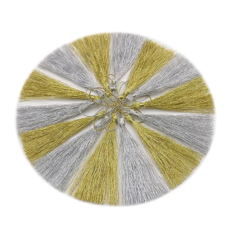 Кисточки золотые шелковые серебряные с кисточками подвески для ювелирных