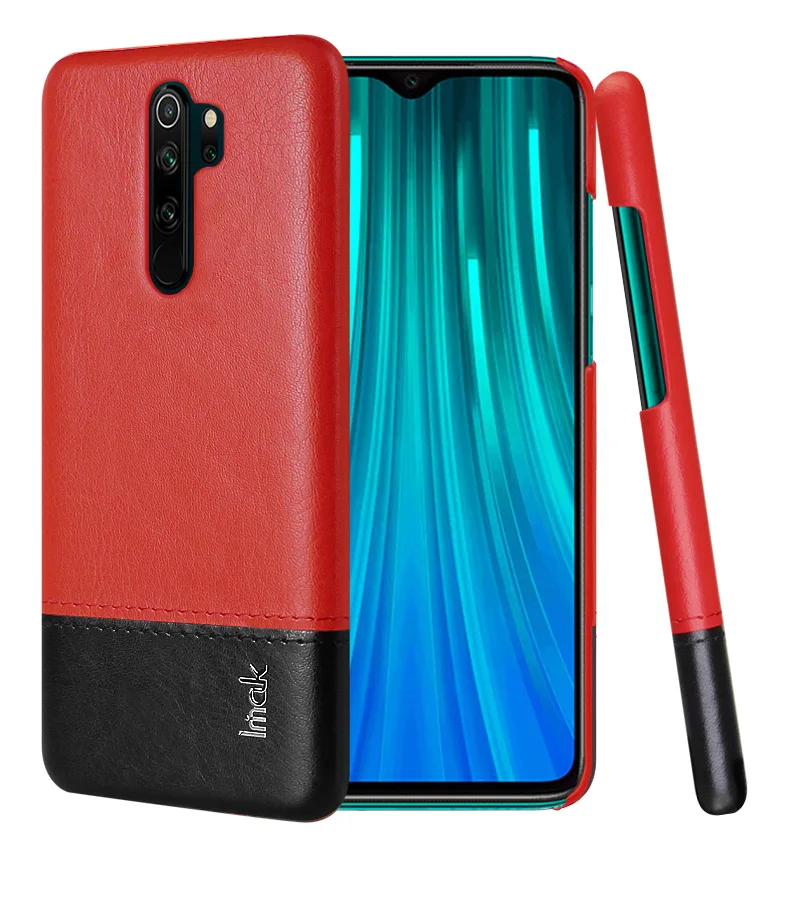 Роскошные Чехлы Imak Ruiyi для Xiaomi Redmi Note8 Note 8 Pro, тонкий чехол для задней крышки телефона, жесткий чехол для ПУ ПК, деловые обложки