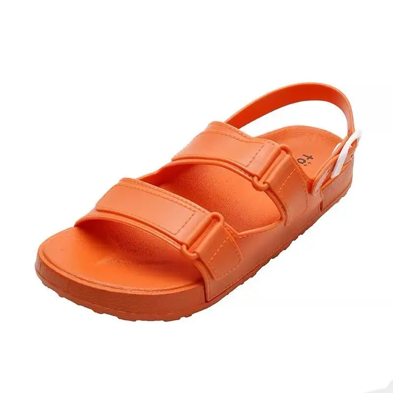

2021 New Women Sandals Flats Platform Casual Ladies Summer Shoes Candy Color Buckle Strap Fashion Female Beach Shoe Footwear