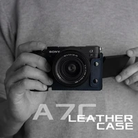 mrstone sony a7c camera case handmade genuine leather cover accessories