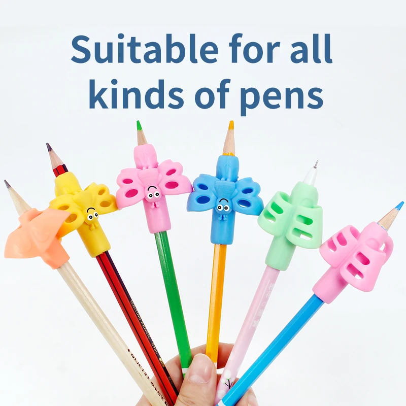 Карандаш ручка зажимы удочки держатель для детей милые носки с письменной форме