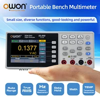 owon xdm1041 bench type digital multimeter usb port 3 7in lcd mini desktop meter true rms