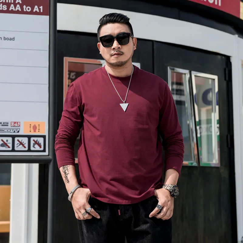 Размера плюс 5XL 6XL 7XL 8XL брендовая фотография 10 цветов s хлопок удобная свободная