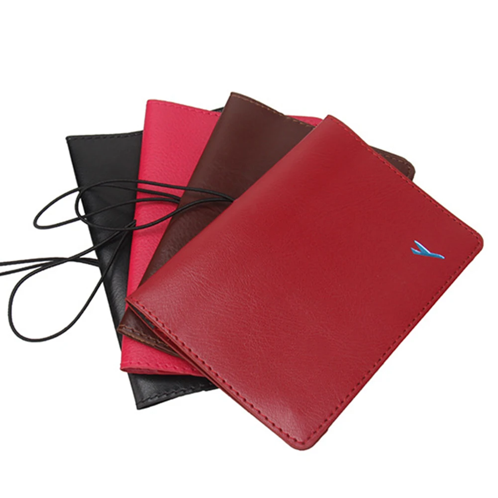 

Travel Passport Cover Protective Card Case Women Men Travel Artificial PU Passport Holder Card Case Protector Cover Wallet Bags