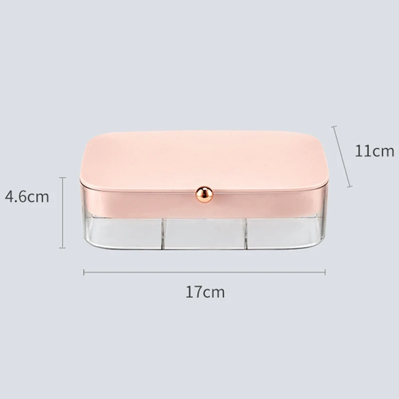 Large-Capacity Double-Layer Jewelry Box Nordic Luxury Earrings Necklaces Ring Accessories 30 Grids Storage Display | Дом и сад