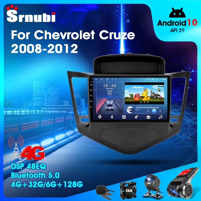 

Android 10.0 2 Din Car Stereo audio Radio for Chevrolet Cruze 2008-2011 Multimedia Video Touch Screen Player 4G Wifi Speaker MP5