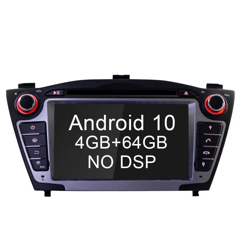 

LJHANG 2 din touch screen android 10.0 PX5 4+64G car dvd player for hyundai ix35 car multimedia stereo system fm mp4