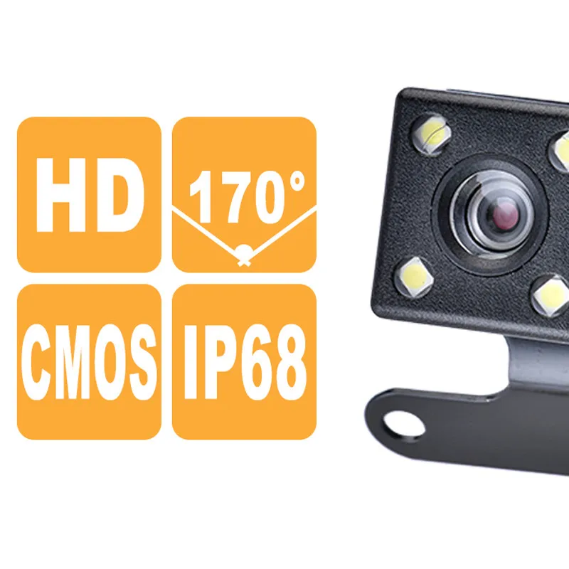 $62.12 1pcs /10pcs 5 Pin Car Rear View Camera Reverse 170 Degree Wide Angle Recording Parking Waterproof Color Image Video Camera