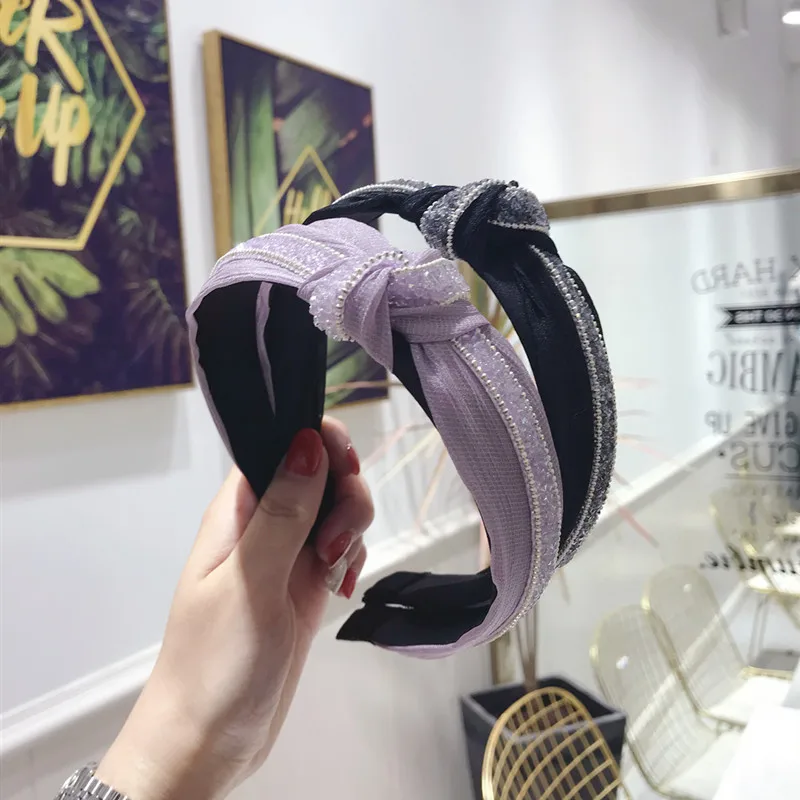 Корейский плетенная повязка для головы ленты волос аксессуары высокого качества