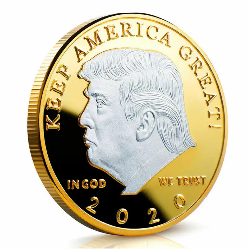 Первый 2020 Трамп собирает или отправляет сертификат как памятную монету | Дом и