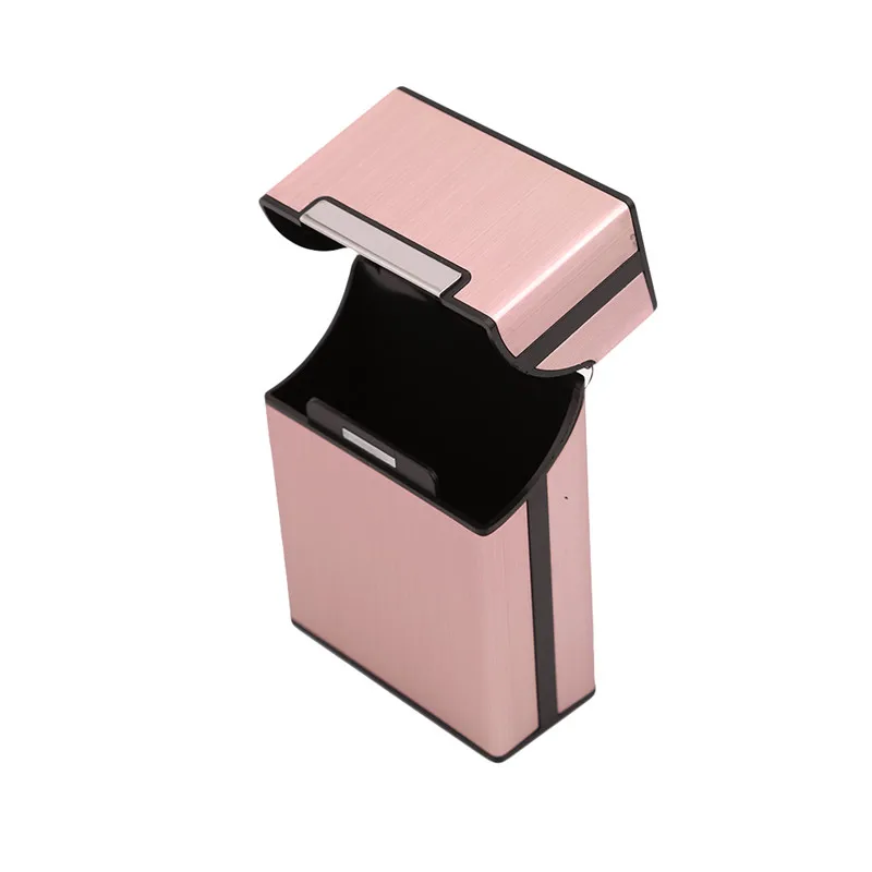 Аксессуары для курения 20 чехол сигарет Контейнер Для Хранения Сигар алюминиевый