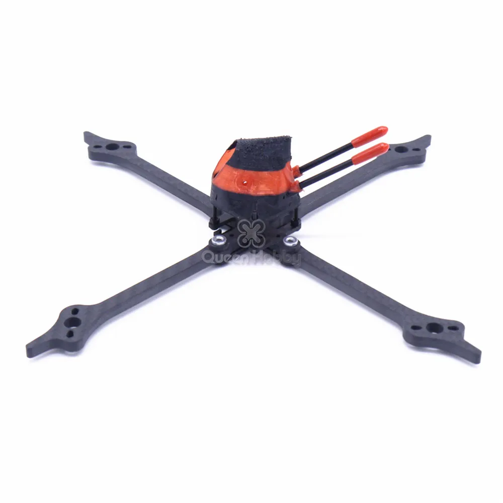 Fonter Kpro200 200 мм X Тип 5 Arm с ремень батарейка Full Carbon Fiber FPV Квадрокоптер рамка набор