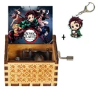 Деревянная музыкальная шкатулка в стиле ретро, реальные друзья, дочери, сыновья, Рождество, подарки на день рождения, подарки на Хэллоуин и новый год