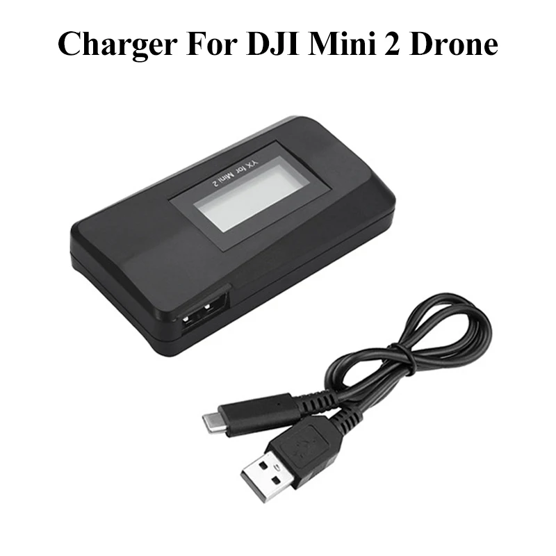 

Зарядное устройство USB для DJI Mini 2, зарядное устройство с цифровым дисплеем для дрона, быстрая зарядка QC3.0, аксессуары для дрона DJI Mini 2