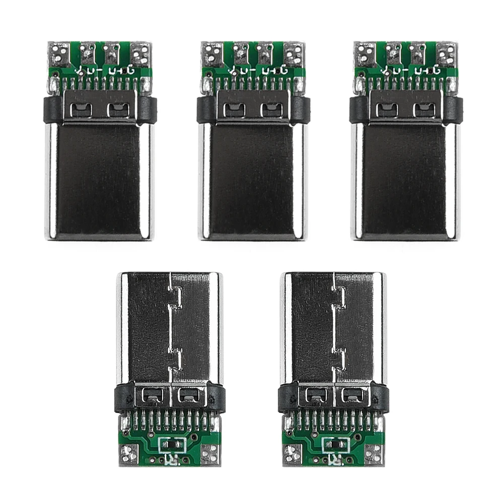 5 или 20 50 шт. Mini Type C Male 3 1 USB адаптер для зарядки и передачи данных разъем SMT с