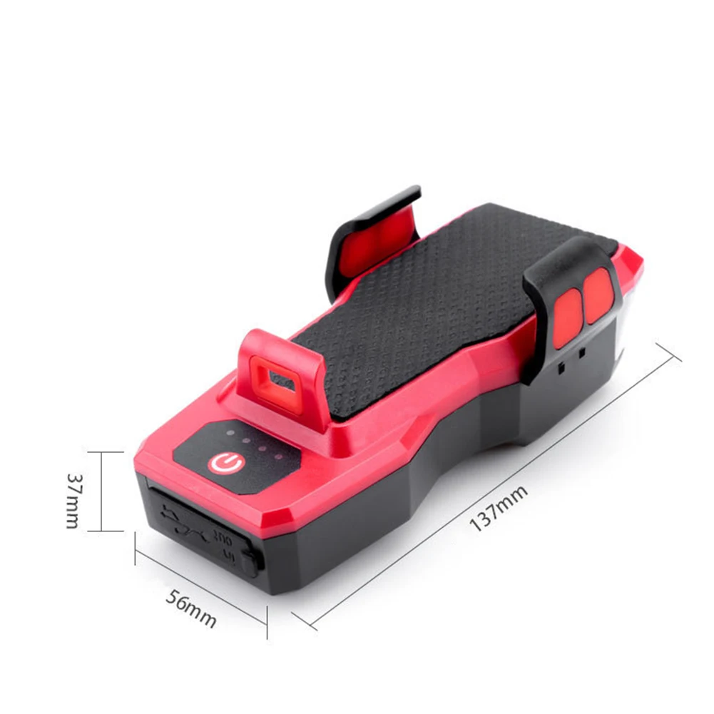 

Bicycle Light 550LM USB Rechargeable LED Bicycle Headlight Bike Horn Handlebar Phone Holder 3 in 1 multi-function Headlamp
