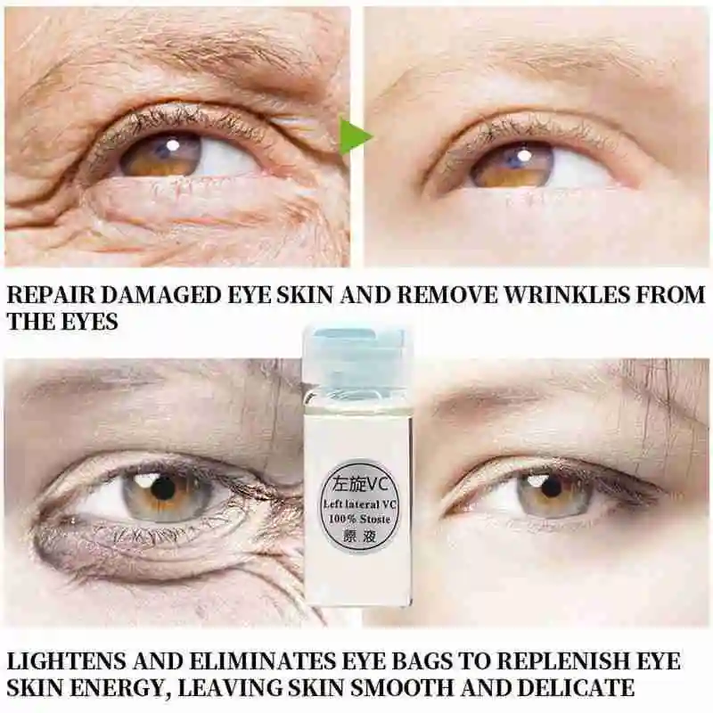 

10ml VC Solution Brightening Skin Moisturizer Fine Lines Skincare Firming Whiten Lighten Essence Lift Face Serum Mel P1C7