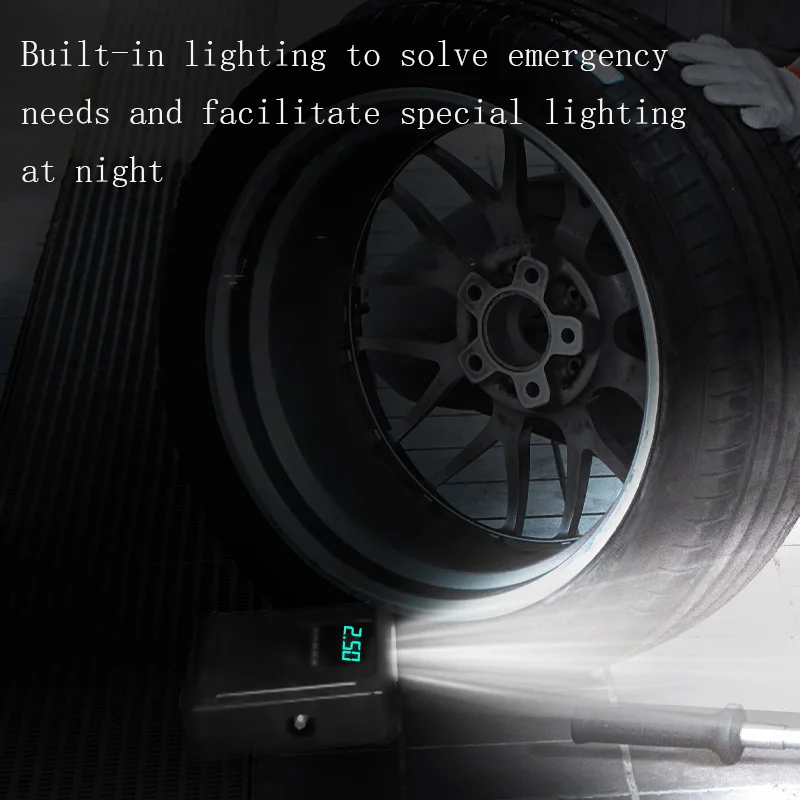 Портативный воздушный компрессор 12 В инжектор для шин автомобильный насос